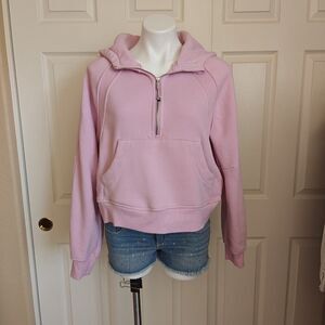 Manifest Offline cropped oversized 1/4 zip hoodie sz M